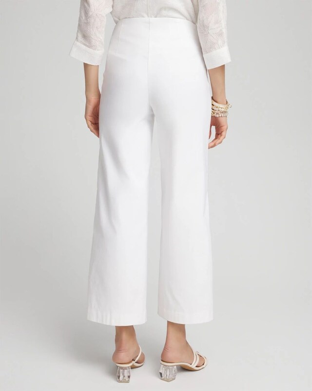 Black Label Wide Leg Cropped Pants - image 3